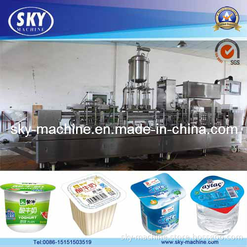 Automatic Yogurt Cup Forming Filling Sealing Machine